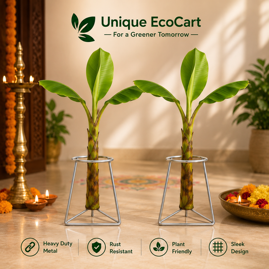 Banana Plant Support Stand – Heavy Duty Metal Stem Support